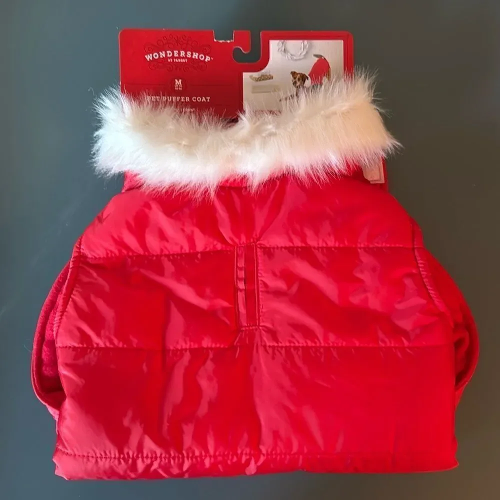 WONDERSHOP Santa Pet Puffer Coat *NEW*